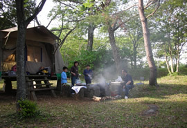 休暇村雲仙 諏訪の池キャンプ場の写真